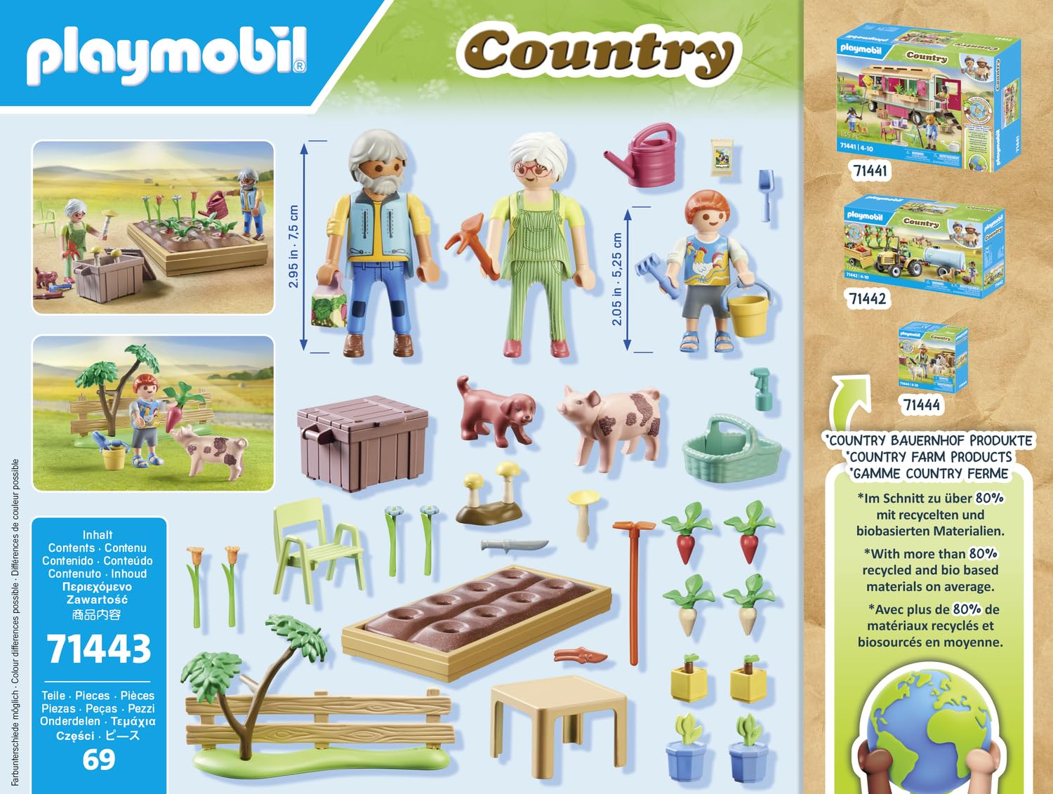 よう専用 Buy PLAYMOBIL Country 71443 Idyllic Vegetable Garden with